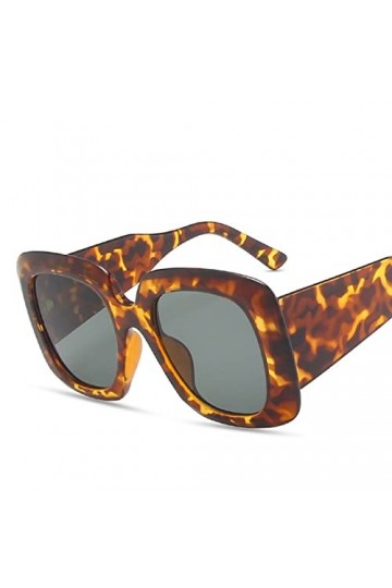 Lunettes de soleil carrées à grande monture for hommes et femmes, for vacances en plein air, tendance, for les déplacements, 