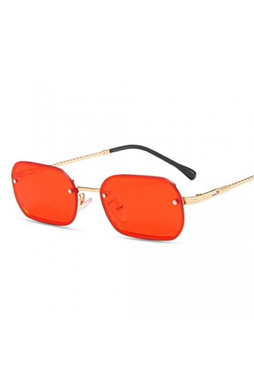 Lunettes de soleil rétro à petite monture en métal for hommes et femmes, tendance, for les déplacements, Shopping, cadeau Co