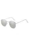 COTCLO Lunettes de soleil carrées en métal pour homme - Lunettes de soleil vintage pour femme - Lunettes de soleil tendance p