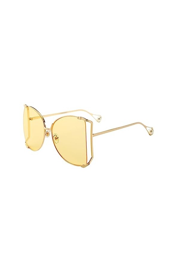 DOITOOL 3 Pièces Lunettes De Soleil Métalliques Pour Femmes Lunettes De Soleil Pour Femmes Lunettes De Soleil À La Mode Pour 