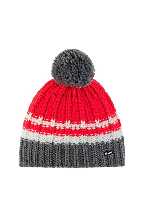 Eisbär Kova Pompon MÜ Gris/blanc/rose