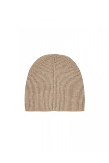 Liu Jo Bonnet Liu Jo pour femme avec logo et rivets en mélange de viscose Couleur naturelle, naturel, taille unique