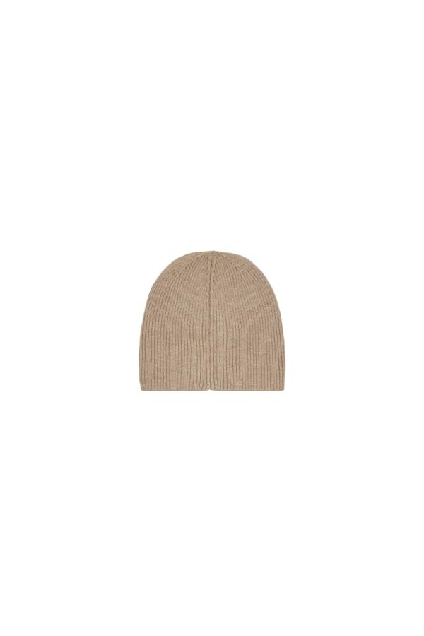 Liu Jo Bonnet Liu Jo pour femme avec logo et rivets en mélange de viscose Couleur naturelle, naturel, taille unique