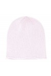 Graham Cashmere - Bonnet en jersey de cachemire pur – Fabriqué en Écosse, Rose poudré, taille unique