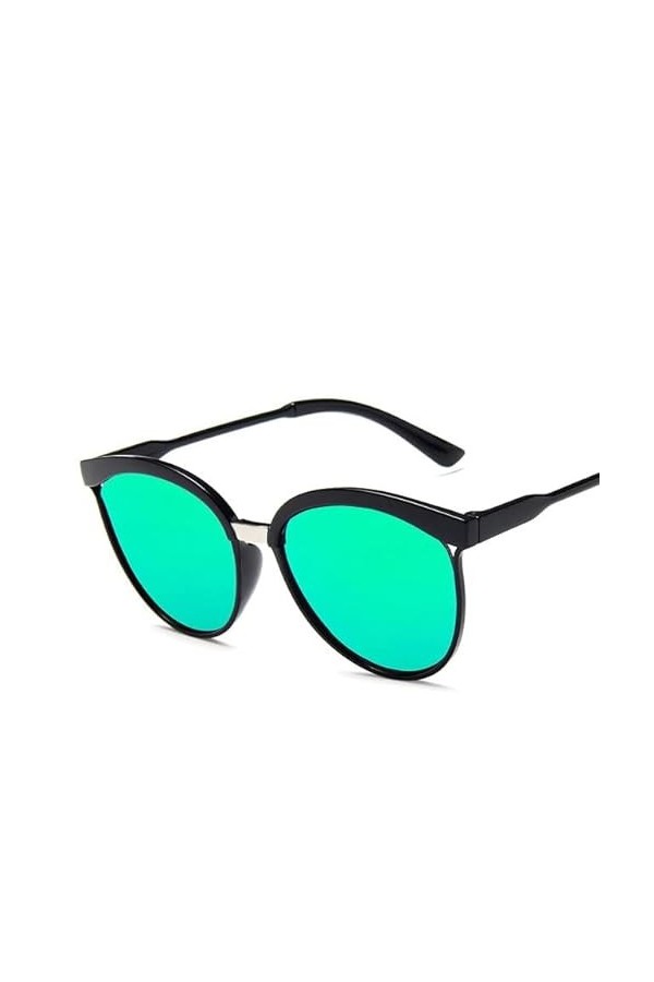 Lunettes de soleil à la mode Lunettes de soleil polarisées Miroir Cat Eye Anti-Glare Uv400 Lunettes de soleil Style féminin L