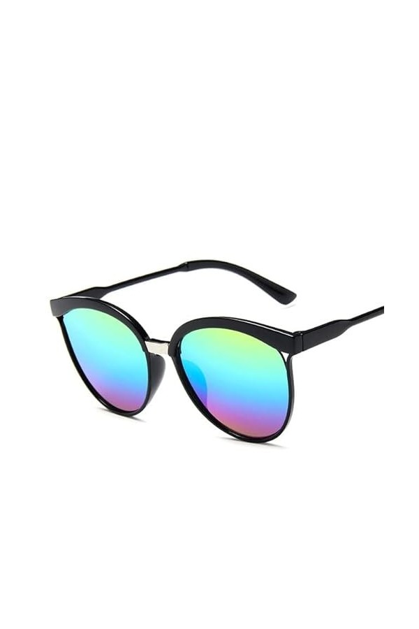 Lunettes de soleil à la mode Lunettes de soleil polarisées Miroir Cat Eye Anti-Glare Uv400 Lunettes de soleil Style féminin L