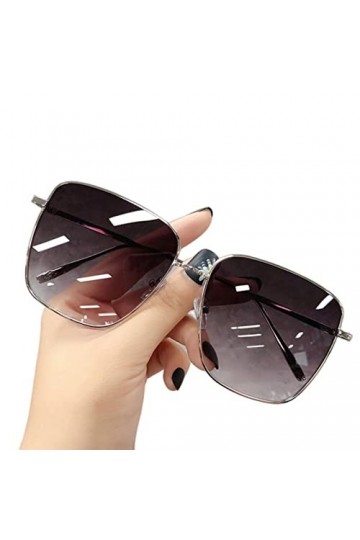 SUYGGCK Lunettes de Soleil Polarisées Lunettes De Soleil Les Femmes Voyagent dans Les Couleurs De Gradient De Cadre Carré-Cle