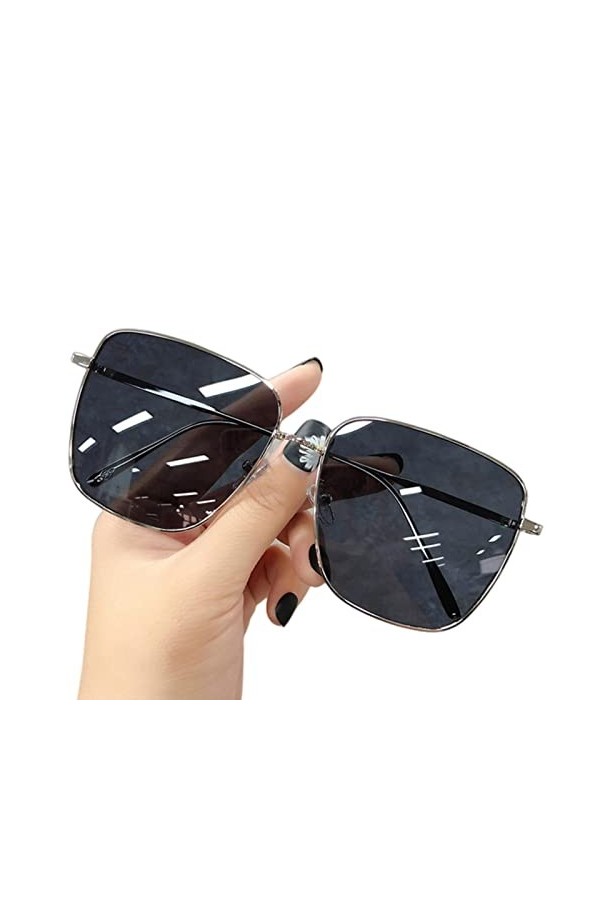 SUYGGCK Lunettes de Soleil Polarisées Lunettes De Soleil Les Femmes Voyagent dans Les Couleurs De Gradient De Cadre Carré-Lig