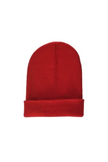 Clotth De-FD03-Red Chapeau de Saison Froide, Rouge, Taille Unique Mixte