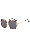MUTYNE Rétro Polygone Carré Femmes Lunettes De Soleil De Luxe Mode Nuances Dégradées Claires UV400 Hommes Rivets Lunettes De 