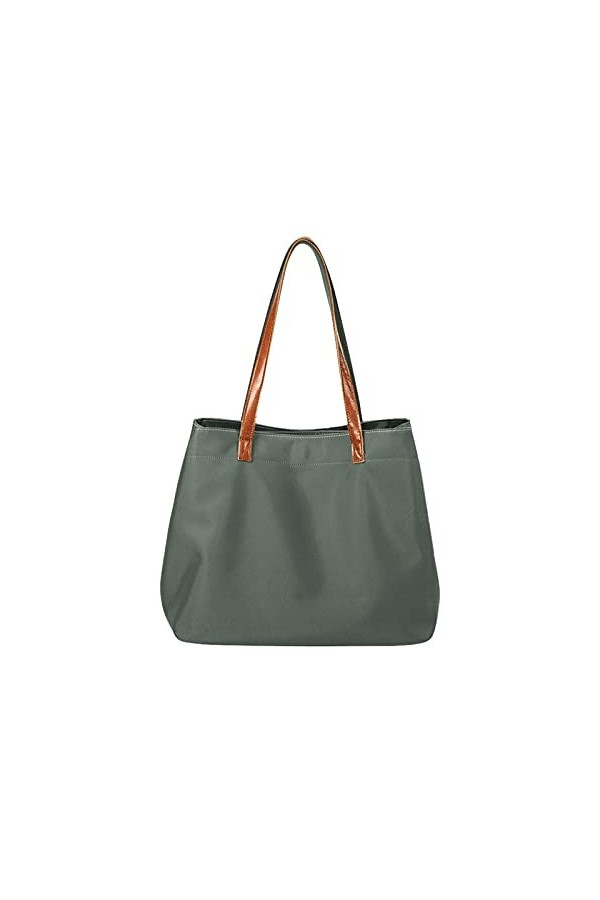 FANDARE Rétro Sac a Main Femme Sacs Cabas Portés Epaule Sac Dépaule Tote Imperméable Nylon pour 15 Pouces Tablette Achats Fê