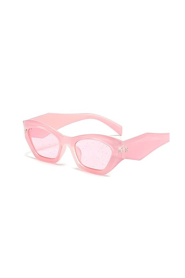 Lunettes de soleil polygone œil de chat Hip Hop for hommes et femmes, for lextérieur, la plage, la conduite, tendance, for l
