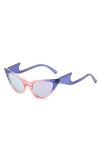 HPIRME Cat Eye lunettes de soleil femmes lunettes rétro lunettes de soleil femme lunettes UV400 soleil verre dégradé nuances,