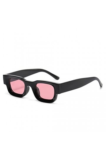 COTCLO Lunettes de soleil polarisées rétro pour homme et femme - Lunettes de soleil punk vintage - Lunettes de soleil - Rose 