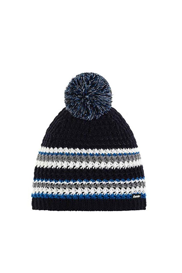 Eisbär Libby OS Pompon MÜ Nuit Bleu moyen/blanc/gris