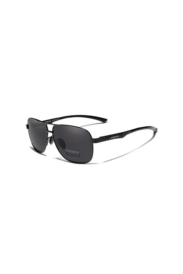 KINGSEVEN 2023 Marque Hommes Aluminium Lunettes de Soleil Polarisées UV400 Miroir Hommes Lunettes de Soleil Femmes pour Homme