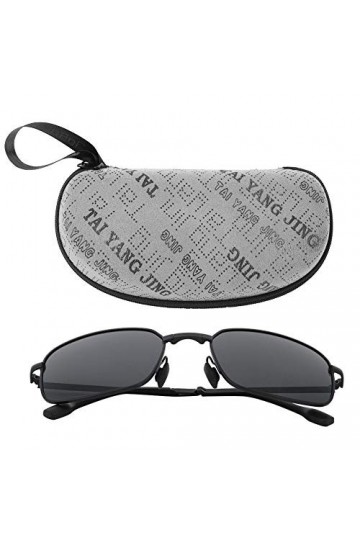 Keenso Lunettes de soleil pliantes jour et nuit en métal polarisé changeant de couleur Lunettes de soleil de protection pliab