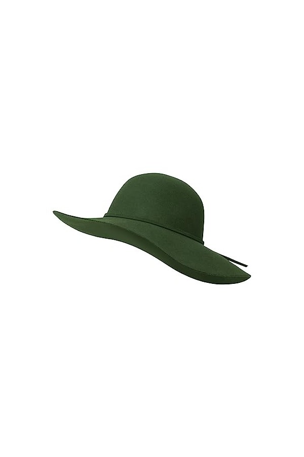 Joe Browns Autumnal Wool Floppy Hat, Bonnet Femme, Green,