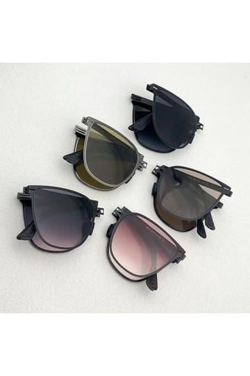 RUDELL Lunettes De Soleil Femme Lunettes De Soleil Pliantes Protection Solaire Femme Protection Uv Lunettes De Soleil Cinquiè