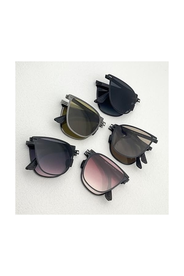 RUDELL Lunettes De Soleil Femme Lunettes De Soleil Pliantes Protection Solaire Femme Protection Uv Lunettes De Soleil Cinquiè