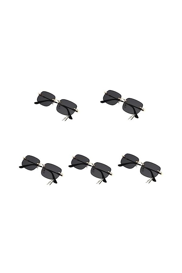 SOIMISS 5 Pièces Lunettes De Soleil Personnalisées Lunettes Hawaïennes Lunettes De Soleil Pour Femmes Mode Hommes À La Mode L