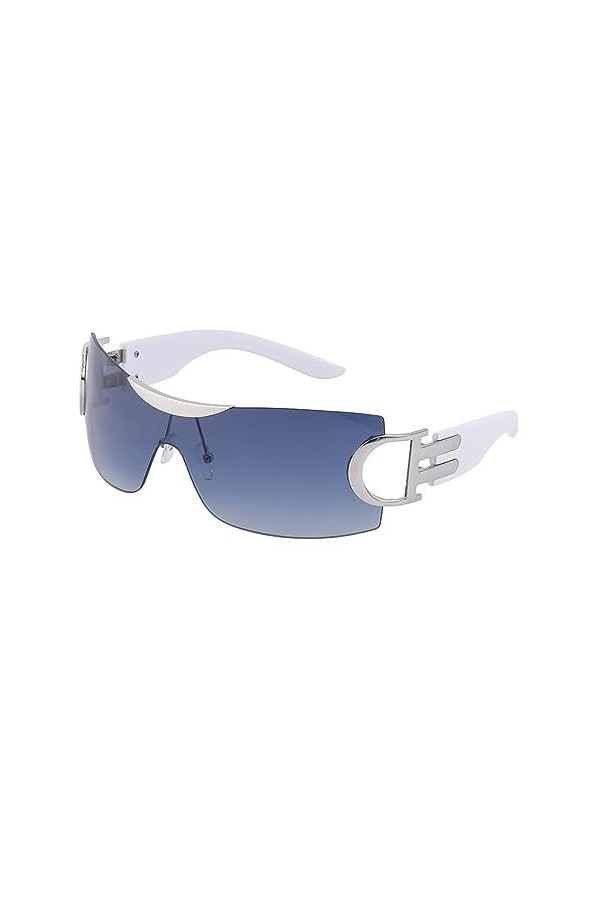HPIRME Lunettes de soleil de sport femmes lunettes de soleil sans monture hommes nuances carrées lunettes sans cadre UV400, b