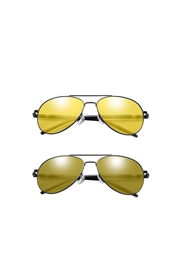 FORKIS Lunettes de Soleil Homme Les Lunettes De Soleil Polarisées Conduisant des Lunettes De Soleil Carrées pour Femmes Verre