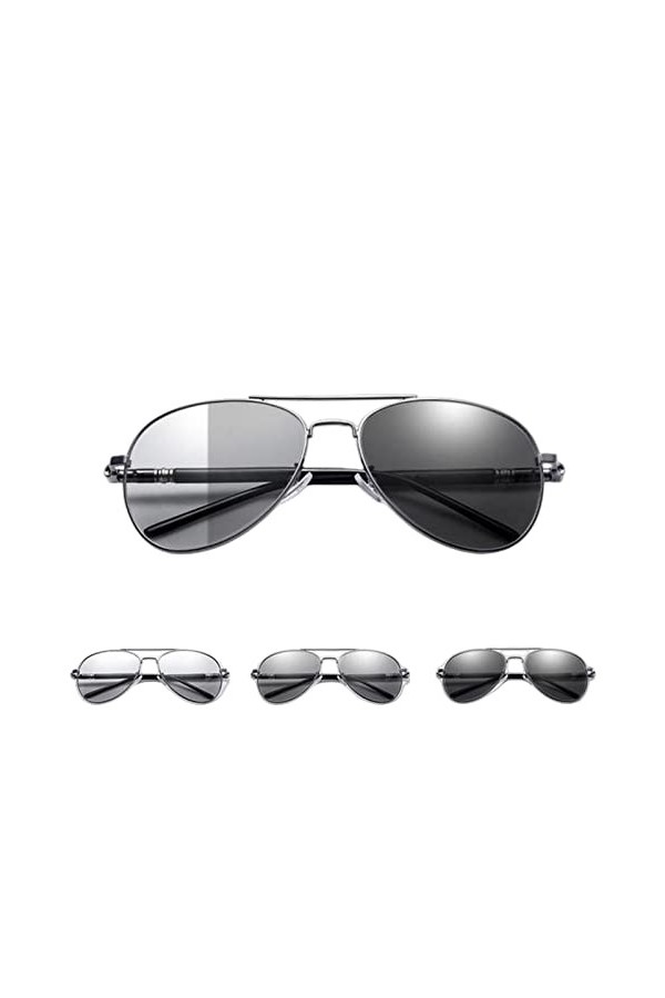 FORKIS Lunettes de Soleil Homme Les Lunettes De Soleil Polarisées Conduisant des Lunettes De Soleil Carrées pour Femmes Verre