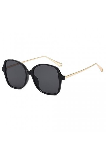 EkeNoz Lunettes De Soleil Carrées À Grand Cadre for Femmes Lunettes De Soleil Décoratives Extérieures À La Mode Simple Color