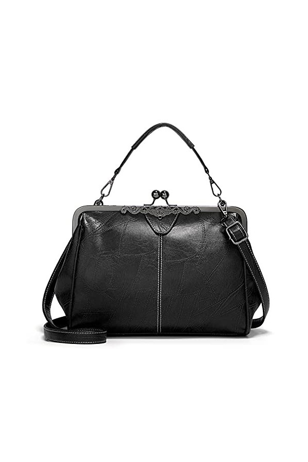 FANDARE Sacoche Femme Sac A Main Sacs Cabas Bandoulieres Cuir PU Tendance Petit Fille Portés Epaule Crossbody Bag Téléphone S