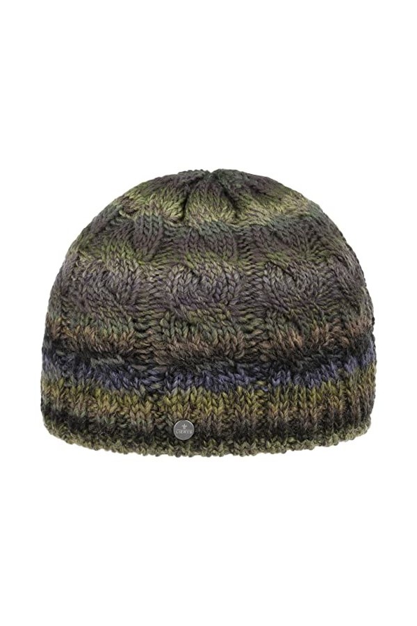 Lierys Bonnet en Tricot Filippa Femme/Homme - Made in Germany Laine de Ski avec Doublure, Doublure Automne-Hiver - Taille Uni