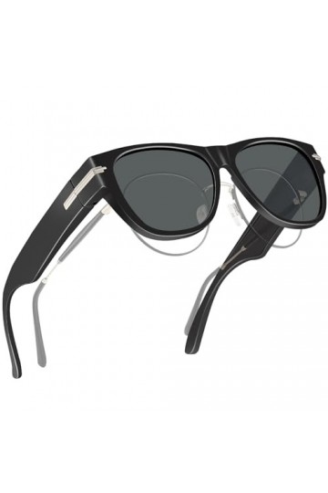 Carfia Lunettes de Soleil Antidérapantes pour Femme, Lunettes de Soleil Polarisées, Lunettes à Clip 100% Protection UVA UVB