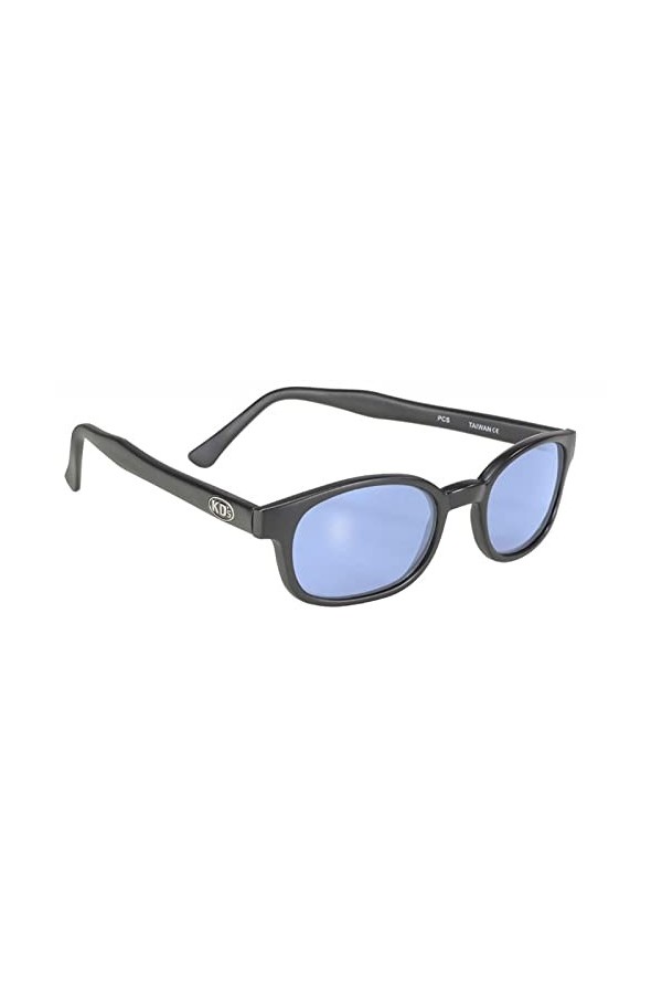KDs X 10012 - Lunettes de soleil noir mat sportifs et motards - homme & femme - sadaptent sous casque de moto vélo ski - Ve