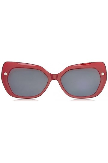 MODO & ECO Adelia Clip on Lunettes de Soleil, Rouge, 54 Femme