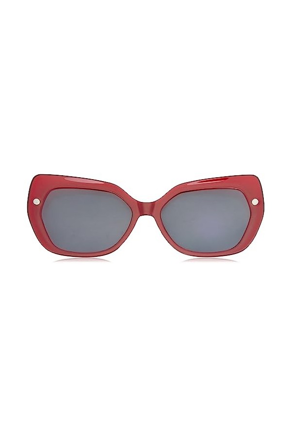 MODO & ECO Adelia Clip on Lunettes de Soleil, Rouge, 54 Femme
