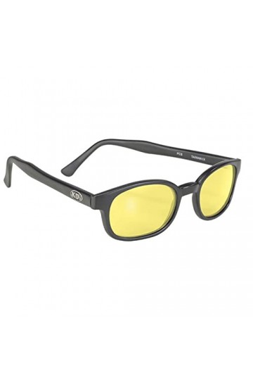 KDs X 11112 - Lunettes de soleil noir mat sportifs et motards - homme & femme - sadaptent sous casque moto vélo ski - Verre