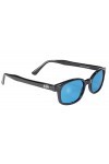 KDs X 1129 - Lunettes de soleil sportifs et motards - homme & femme - sadaptent sous casque moto vélo ski - Verres turquois