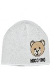 MOSCHINO Femme Teddy Bear Bonnet Grey