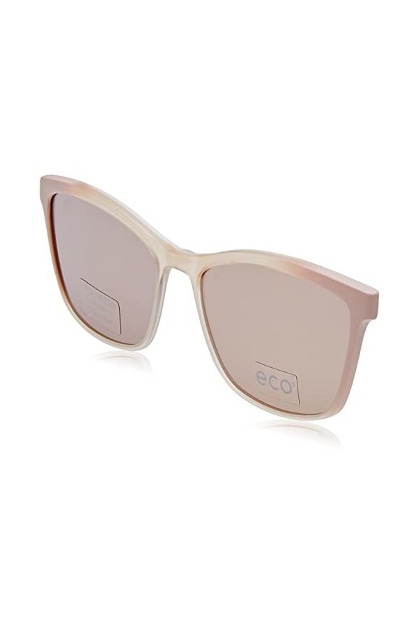 MODO & ECO Maya Clip on Lunettes de Soleil, Nude/cuivre, 54 Femme