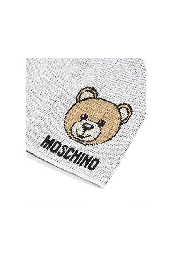 MOSCHINO Femme Teddy Bear Bonnet Grey