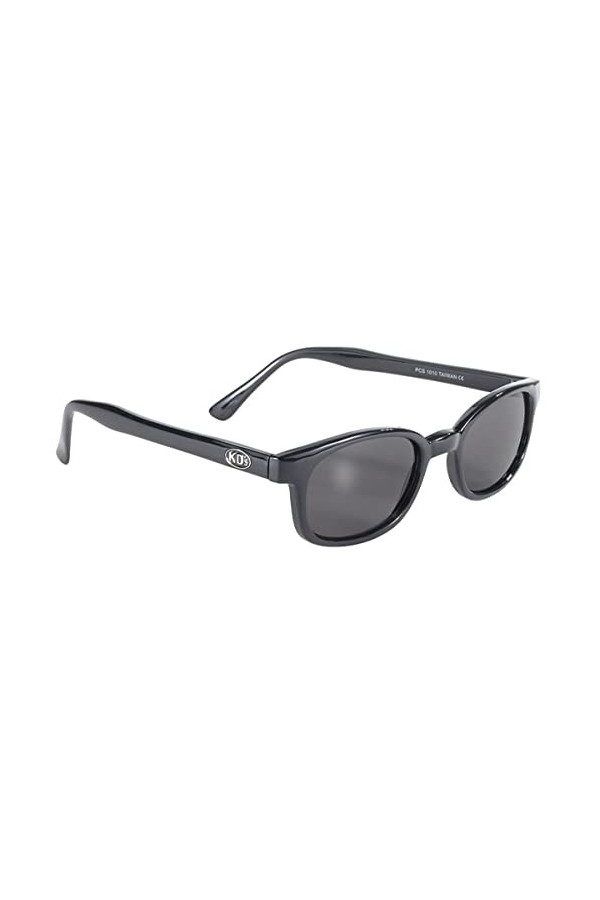 KDs - Lunettes de soleil sportifs et motards - X 1010 - homme & femme - sadaptent sous casque moto vélo ski - Verres fumés 
