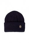 TOMMY HILFIGER - Womens ribbed monogram beanie - Size One size