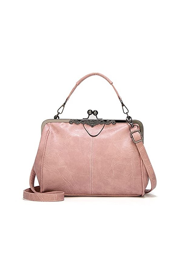 FANDARE Sacoche Femme Sac A Main Sacs Cabas Bandoulieres Cuir PU Tendance Petit Fille Portés Epaule Crossbody Bag Téléphone S