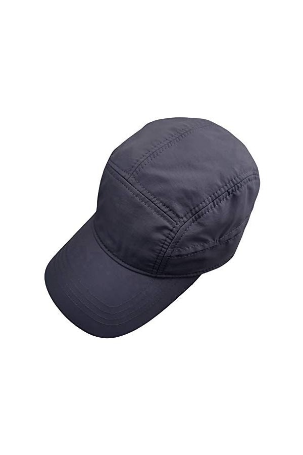 通用 Bonnet à séchage rapide efficace à 99,99 % anti-rayonnement, en maille respirante, bleu marine, 55/59 cm