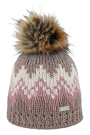 Eisglut Valentina Merino Bonnet Femme, Caramel, M 57-58cm