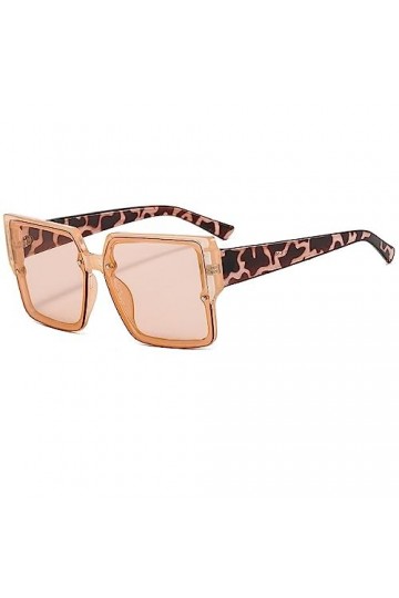 HPIRME Lunettes de soleil carrées surdimensionnées Vintage femmes lunettes de soleil nuances hommes hommes femmes UV400, Cham