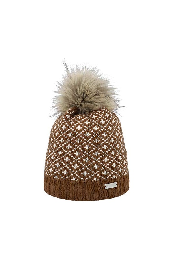 Eisglut Stefanie Bonnet Femme, Noir, M 57-58cm