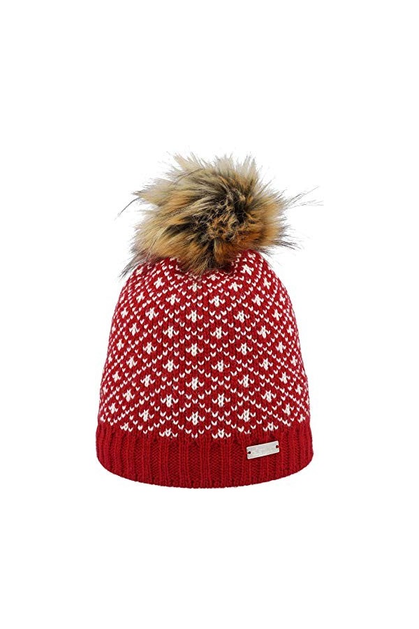 Eisglut Stefanie Bonnet Femme, Noir, M 57-58cm