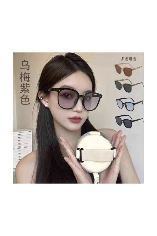 RUDELL Lunettes De Soleil Femme Lunettes De Soleil Portables Pliables Pour Femmes Avec Protection Solaire Lunettes De Soleil 