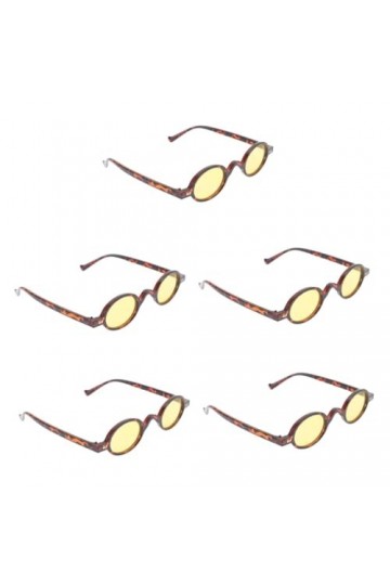 Abaodam 5 Paires Lunettes De Soleil Vintage Lunettes De Mode Pour Femmes Lunettes Des Années 70 Lunettes De Soleil Rouges Pou